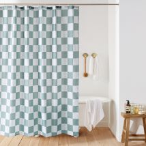 La Redoute Interieurs Tenda Da Doccia Stampata, Quiberon Verde Taglie 200 x 180 cm
