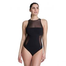 Arena Costume Da Bagno Intero Da Piscina Water Touch Nero Donna Taglie 46 (FR) - 50 (IT)