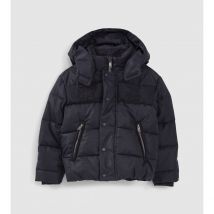 Ikks Junior Piumino Trapuntato Con Cappuccio Blu Bambino Taglie 10 anni - 138 cm