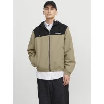 Jack & Jones Giubbotto Leggero Con Cappuccio Beige Uomo Taglie M