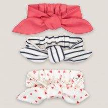 La Redoute Collections Confezione Da 3 Fasce Rosso Taglie 18/36 mesi - 81/94 cm
