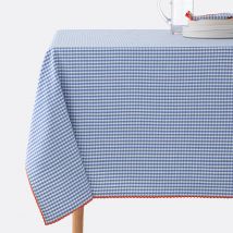 La Redoute Interieurs Tovaglia Motivo Vichy Tinto In Filo Cotone/lino Trattoria Bianco Taglie 150 x 300 cm