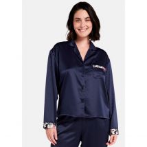 Sans Complexe Camicia Da Pigiama In Style Blu Donna Taglie XL
