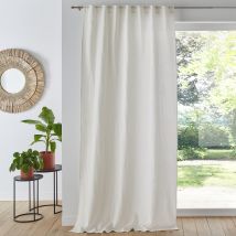 La Redoute Interieurs Tenda In Lino Lavato Con Patte Nascoste, Onega Beige Taglie 350 x 135 cm