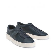 Clarks Sneakers In Pelle Craft Blu Uomo Taglie 44