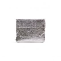 Nat & Nin Porta Monete Con Patta Pelle Metallizzata Tamy