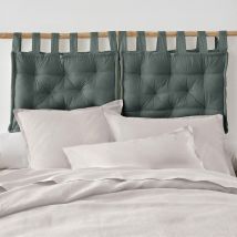 La Redoute Interieurs Cuscino Testata Del Letto In Puro Cotone, Scenario Verde Taglie 50 x 70 cm
