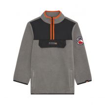 Ellesse Giacca Pile, Cerniera Al Collo Grigio Bambino Taglie 13/14 anni - 153/156 cm