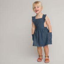 La Redoute Collections Abito In Denim Leggero Blu Taglie 6 mesi - 67 cm