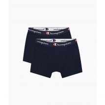 Champion Confezione Da 2 Boxer Tinta Unita Basic Blu Uomo Taglie XL