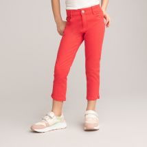 La Redoute Collections Pantaloni A Pinocchietto Slim Arancione Bambina Taglie 7 anni - 120 cm