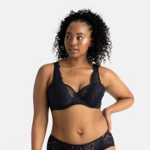 Dorina Reggiseno Pizzo Raelynn Nero Donna Taglie 5 C