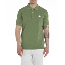 Replay Polo A Maniche Corte Verde Uomo Taglie L