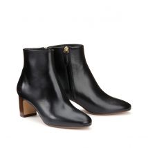 Rivecour Stivaletti In Pelle Con Tacco N°290 Nero Donna Taglie 37