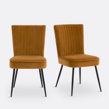La Redoute Interieurs Confezione Da 2 Sedie Vintage Stile Anni '60, Ronda