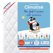 P'tit Albatros Materasso Bébé Climatisé Bianco Taglie 70 x 140 cm