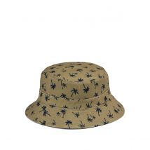 La Redoute Collections Bob Reversibile Stampa Palme Marrone Taglie 50 cm