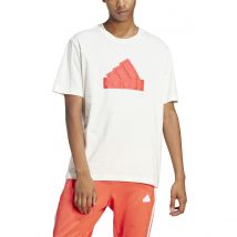 Adidas Performance T-shirt Maniche Corte Con Logo In Rilievo Bianco Uomo Taglie XL
