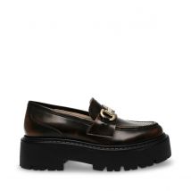 Steve Madden Mocassini In Pelle Occupy Marrone Donna Taglie 40