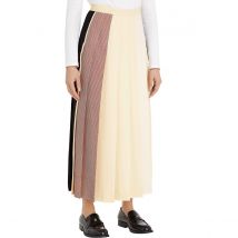 Tommy Hilfiger Gonna Midi A Righe Svasata Verde Donna Taglie 40 (IT) - 36 (FR)