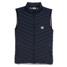 Oxbow Piumino Senza Maniche Bi-materiale Blu Uomo Taglie M