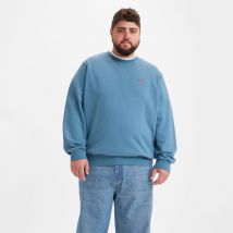 Levis Big & Tall Felpa Girocollo Logo Al Petto Blu Uomo Taglie XXL
