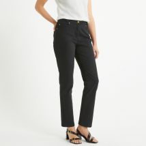 Anne Weyburn Pantaloni Dritti 5 Tasche Cotone Stretch Nero Donna Taglie 42 (FR) - 46 (IT)