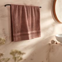 La Redoute Interieurs Asciugamano Spugna Cotone Pettinato 600g/m2, Kheops Rosa Taglie 50 x 100 cm