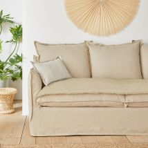 La Redoute Interieurs Materasso Da Seduta Cotone Natté, Panama Beige Taglie 60 x 180 cm