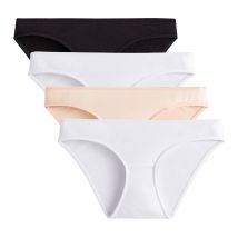 La Redoute Collections Confezione Da 4 Slip Premaman Bianco Donna Taglie 50/52 (FR) - 54/56 (IT)