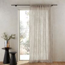Am.pm Tenda Ricamata, Patcha Beige Taglie 140 x 260 cm