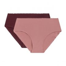Dim Confezione Da 2 Culotte Alte Body Touch Easy Rosa Donna Taglie 40/42 (IT) - 36/38 (FR)