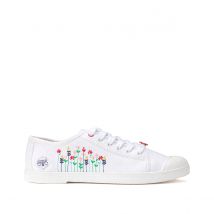 Le Temps Des Cerises Tennis In Tela Basic 02 Bianco Donna Taglie 38