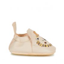 Easy Peasy Scarpine Morbide In Pelle My Blublu Lion Beige Taglie 20/21