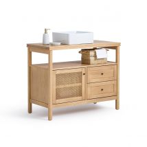 La Redoute Interieurs Mobile Sotto Lavabo In Pino Massiccio L100 Cm, Gabin