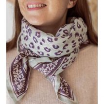 Bindi Atelier Grande Foulard Cotone Stampato Bengal Tilleul