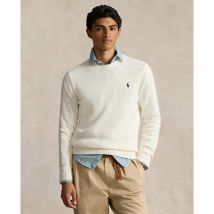 Polo Ralph Lauren Pull Scollo Rotondo In Cotone Beige Uomo Taglie L