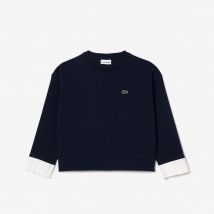 Lacoste Felpa Girocollo Blu Bambina Taglie 12 anni - 150 cm