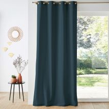 La Redoute Interieurs Tenda Velluto Con Occhielli Velvet Blu Taglie 220 x 135 cm