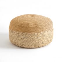 La Redoute Interieurs Pouf Bicolore Iuta Popayan