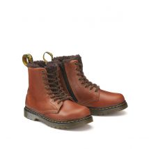 Dr. Martens Stivaletti In Pelle Imbottiti 1460 Serena J Marrone Bambina Taglie 31