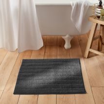 La Redoute Interieurs Tappeto Da Bagno Tufté 1300g/m2 Nero Taglie 70 x 120 cm