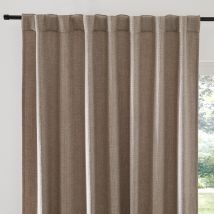 La Redoute Interieurs Tenda Effetto Nido D'ape Con Passanti Nascosti, Montego Beige Taglie 180 x 140 cm