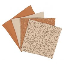 La Redoute Collections Confezione Da 4 Fasce, Stampa Leopardata, Garza Di Cotone