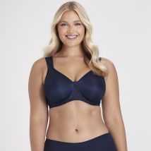 Miss Mary Of Sweden Reggiseno Con Ferretti Smooth Lacy Blu Donna Taglie 9 E