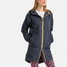 K-way Giacca A Vento Impermeabile Lunga Le Vrai 3.0 Eiffel Blu Uomo Taglie XS