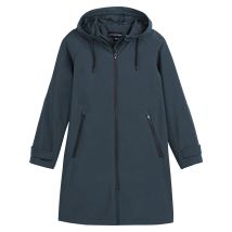 Anne Weyburn Giacca Anti-vento Con Cappuccio Blu Donna Taglie 46 (FR) - 50 (IT)
