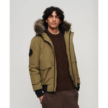 Superdry Bomber Imbottito Con Cappuccio Everest Verde Uomo Taglie L