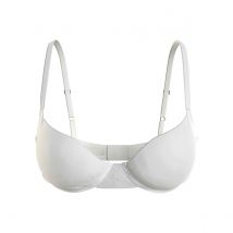 Tommy Hilfiger Reggiseno A Balconcino Monogram Lace Bianco Donna Taglie 1 C