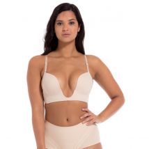 Magic Bodyfashion Reggiseno A Fascia Scollato Beige Donna Taglie 5 D